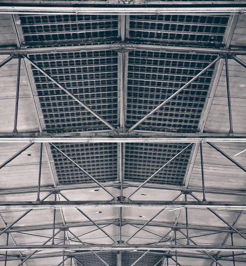 Estructura protegida por pintura intumescente